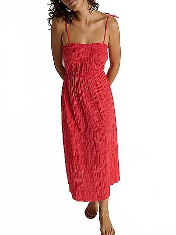 NATION LTD Madeline Tie Midi Dress in Flora (view 2)