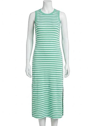 Southern Tide Ramona Stripe Midi Tank Dress in Gulf Shores (view 1)