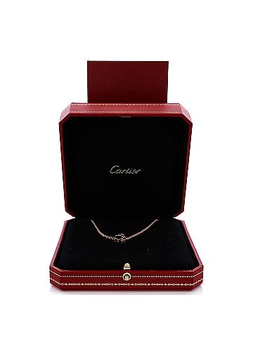 Cartier Love Interlocking Necklace 18K Rose Gold (view 2)
