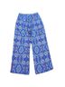 Parker 100% Silk Paisley Blue Multi Color Casual Pants Size L - photo 4