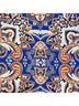 Parker 100% Silk Paisley Blue Multi Color Casual Pants Size L - photo 9