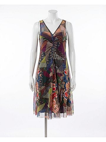 Johnny Was Cassia Mesh Dress in Multi (view 1)