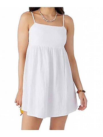 O'Neill Hadia Mini Dress in White (view 2)