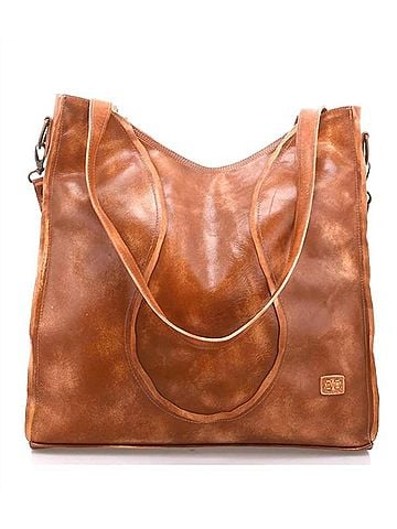 BED|STU Ridgefield Bag in Caramel (view 1)