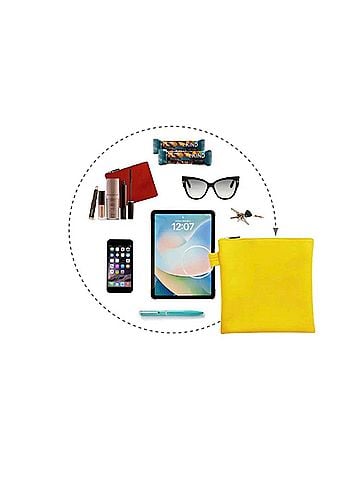 Paige Hamilton Design Women's Hillary Ipad Bag in Yellow Nylon (view 2)