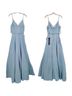 Mac Duggal 100% Polyester Solid Blue Cocktail Dress Size 2 - photo 2