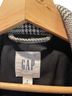 Gap Checkered-gingham Black White Gray Blazer Size 8 - photo 2