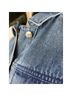 Veronica Beard 90% Cotton 10% Viscose 100% Nylon Solid Blue Denim Jacket Size S - photo 6