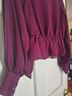 Express Design Studio Burgundy Blouse Size 4 - photo 6