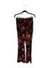 Hutch Floral Black Orange Leggings Size S - photo 1