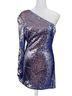 Bardot 100% Polyester 97% Polyester 3% Elastane Blue Cocktail Dress Size 4 - photo 1