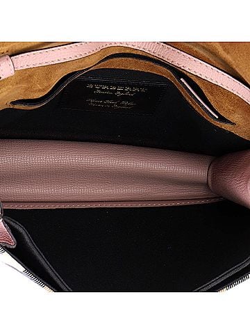 Burberry Macken Crossbody Bag Leather and House Check Canvas Small (view 2)