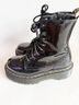 Dr. Martens 100% Patent Leather Solid Black Boots Size 5 - photo 5
