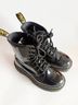 Dr. Martens 100% Patent Leather Solid Black Boots Size 5 - photo 3