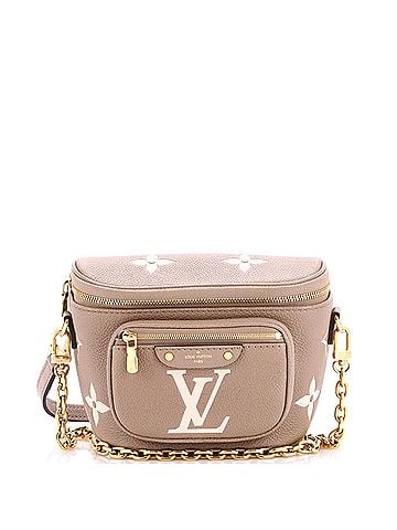 Louis Vuitton Bum Bag Bicolor Monogram Empreinte Giant Mini (view 1)