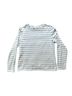 Amour Vert 100% Organic Cotton Blue Ivory Long Sleeve Top Size XS - photo 1