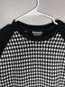 Barbour Checkered-gingham Black White Pullover Sweater Size M - photo 3