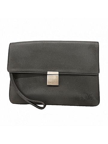 Louis Vuitton Louis Vuitton Taiga Selenga Clutch Bag M30782 Ardoise Men's (view 1)