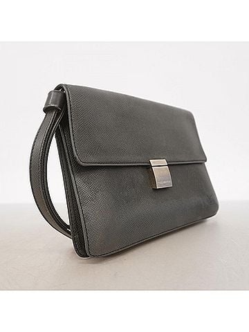 Louis Vuitton Louis Vuitton Taiga Selenga Clutch Bag M30782 Ardoise Men's (view 2)