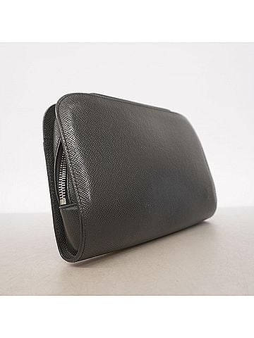 Louis Vuitton Louis Vuitton Taiga Baikal Clutch Bag M30182 Ardoise Men's (view 2)