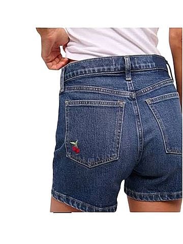 Abercrombie & Fitch High Rise Mom Denim Shorts (view 1)