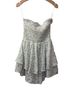 Altar'd State Floral White Blue Romper Size XS - photo 2