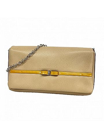 Salvatore Ferragamo Salvatore Ferragamo Vara Leather Shoulder Bag, Beige, Women's (view 1)