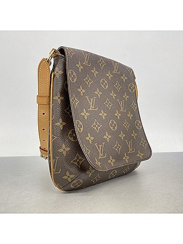 Louis Vuitton Louis Vuitton Monogram Musette Salsa Shoulder Bag with Short Strap, M51258, Brown, Women's (view 2)