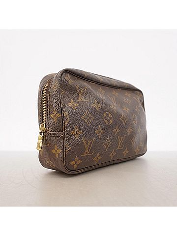 Louis Vuitton Louis Vuitton Monogram Toilette 23 Bag/Pouch M47524 Brown Women's (view 2)