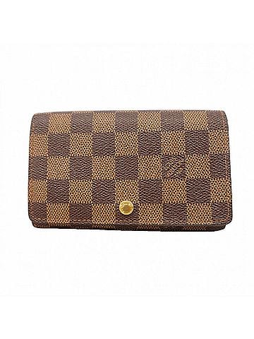 Louis Vuitton Louis Vuitton Damier Portefeuille Tresor Wallet N61736 Ebene Women's (view 1)