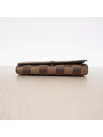 Louis Vuitton Louis Vuitton Damier Portefeuille Tresor Wallet N61736 Ebene Women's (view 2)