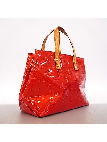 Louis Vuitton Louis Vuitton Vernis Lead PM handbag, M91088, Rouge, for women. (view 2)