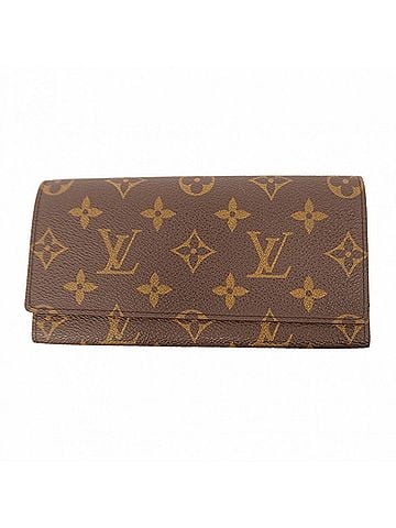 Louis Vuitton Louis Vuitton Monogram Portecarte Credit Wallet M61818 Brown (Men's/Women's) (view 1)