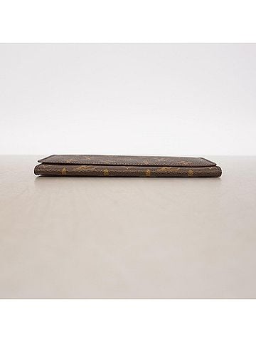 Louis Vuitton Louis Vuitton Monogram Portecarte Credit Wallet M61818 Brown (Men's/Women's) (view 2)