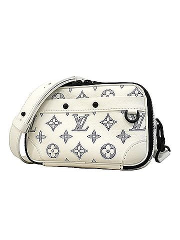 Louis Vuitton Louis Vuitton Monogram Shadow Alpha Wearable Wallet Shoulder Bag NV M83383 White Men's (view 1)