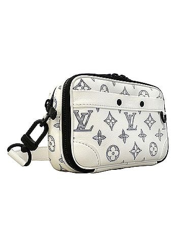 Louis Vuitton Louis Vuitton Monogram Shadow Alpha Wearable Wallet Shoulder Bag NV M83383 White Men's (view 2)