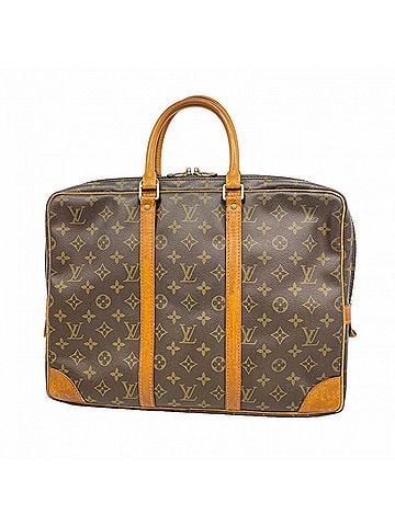 Louis Vuitton Louis Vuitton Monogram Port Document Voyage Bag M40226 Brown Men's (view 1)