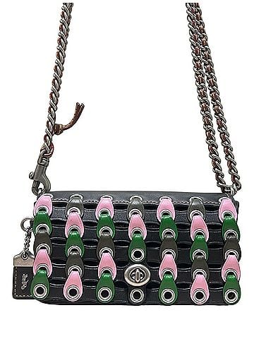 Coach 1941 Dinkier Color Block Links Mini Bag Leather Crossbody Bag (view 1)