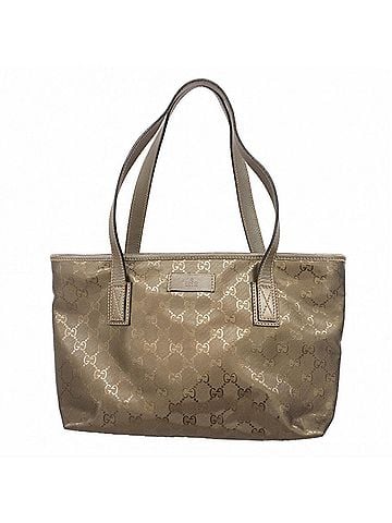 Gucci Gucci GG Imprime Tote Bag 211138 Leather Gray Women's (view 1)