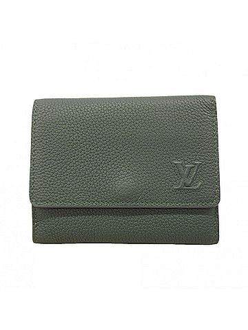 Louis Vuitton Louis Vuitton Tri-fold Wallet Aerogram Victor M25958 Forest Green Men's (view 1)