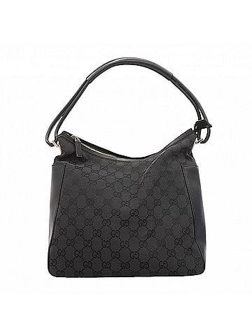 Gucci Gucci Shoulder Bag GG Canvas 001 3766 Black Women's (view 1)