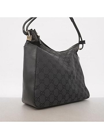 Gucci Gucci Shoulder Bag GG Canvas 001 3766 Black Women's (view 2)