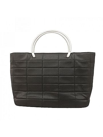 Chanel Chanel handbag, chocolate bar design, nylon, black, women's. (view 1)