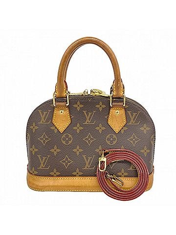 Louis Vuitton Louis Vuitton Alma BB Monogram Handbag M53152 Brown 2-way bag for women (view 1)