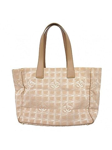 Chanel Chanel New Travel Nylon Tote Bag, Beige, Women's (view 1)