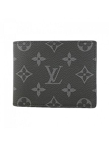 Louis Vuitton Louis Vuitton Monogram Eclipse Portefeuille Slender Wallet M62294 Black Men's (view 1)