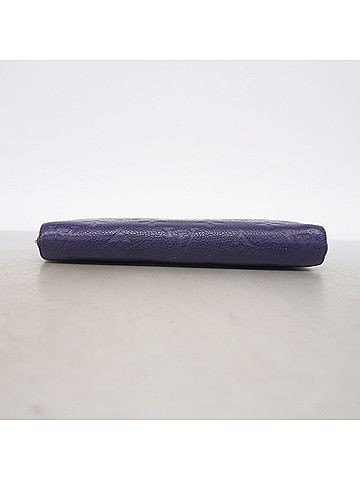 Louis Vuitton Louis Vuitton Monogram Empreinte Zippy Wallet M60943 Iris Women's Long (view 2)
