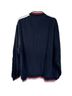 Puma Solid Color Block Blue White Red Track Jacket Size XL - photo 2