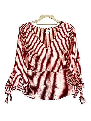 Universal Standard for J.Crew Long Sleeve Blouse (view 1)
