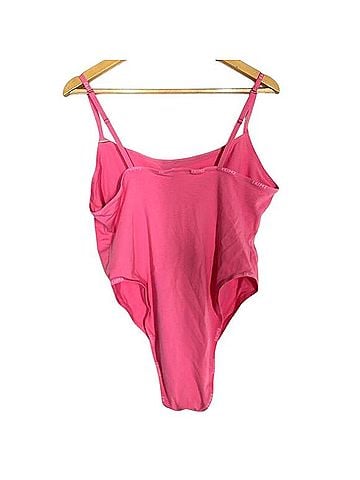 SKIMS Cotton Logo Bodysuit Tank Top (view 2)